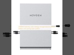 2400WH شرفة تخزين الطاقة الشمسية محطة توليد الكهرباء شرفة توفير التكاليف النظام الشمسي