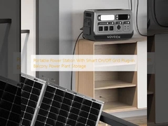 محطة توليد الطاقة المحمولة مع Smart On/Off Grid Plug-In Balcony Power Plant Storage
