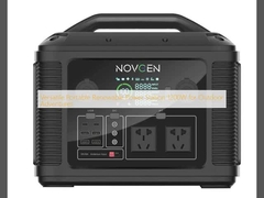 محطة طاقة متجددة محمولة متعددة الاستخدامات 1200W للمغامرات في الهواء الطلق