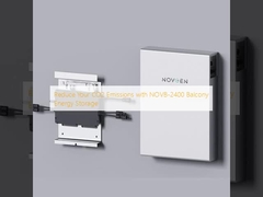 خفض انبعاثات ثاني أكسيد الكربون الخاصة بك مع NOVB-2400 التخزين الطاقة الشرفة