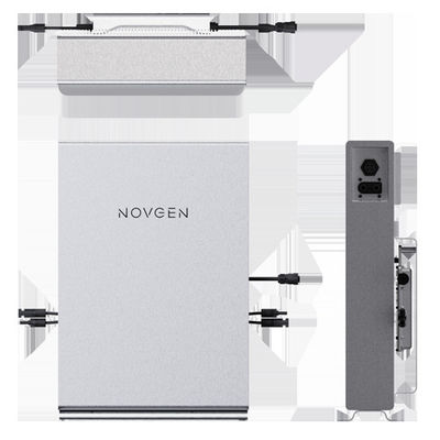 NOVB-2400 شرفة تخزين الطاقة الشمسية 1000W 25A 400x587x102mm البعد