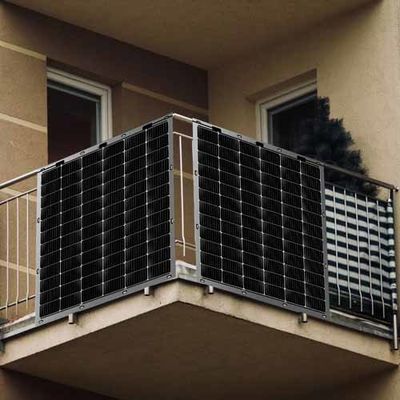 الطاقة الشمسية الخارجي الخفيف الشرفة الطاقة الشمسية 200W لنظم تخزين الطاقة الشمسية
