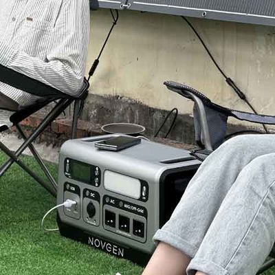 2048WH 2200W شرفة تخزين الطاقة الشمسية شرفة محطة الطاقة المحمولة